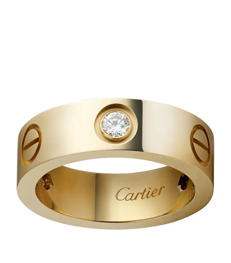 love ring cartier gold|cartier love ring real.